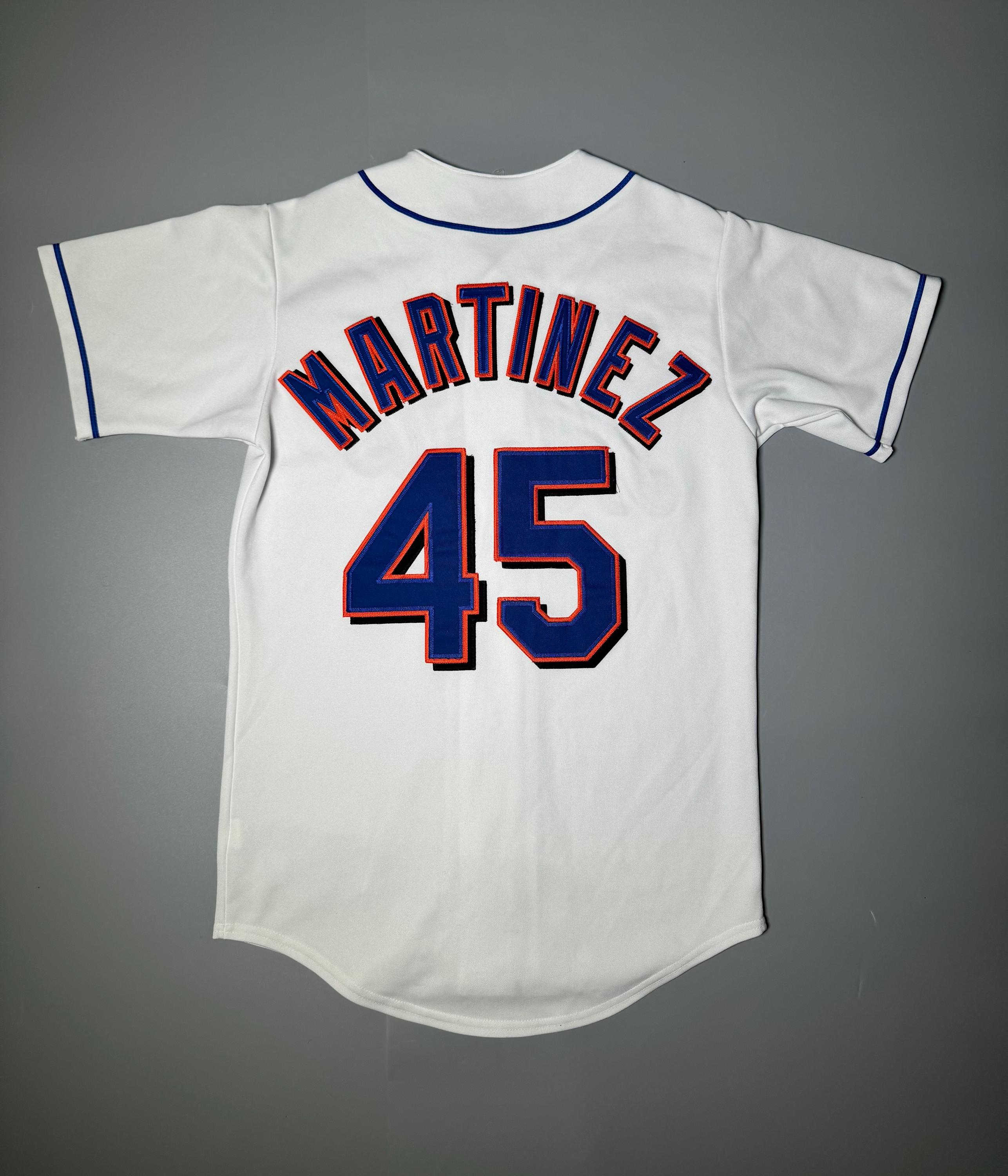 Majestic Jersey MLB New York Mets #45 Pedro Martinez
