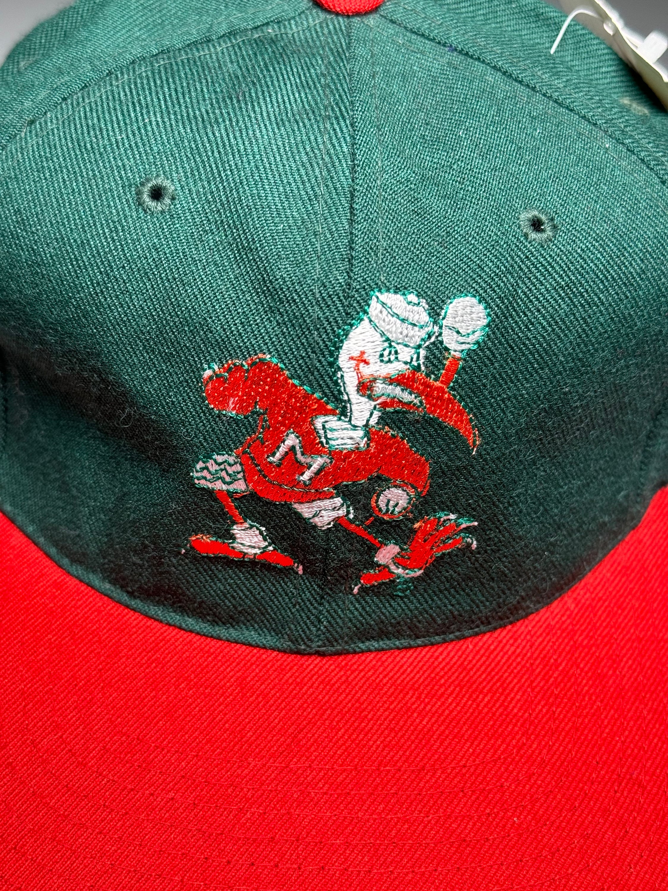 American Needle Hat Miami Hurricanes NCAA University Vintage  display picture 3