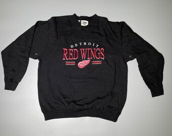 Vintage 90s Detroit Red Wings Champion Sweatshirt XL Hockey NHL Reverse  Weave