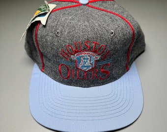 Casquette Snapback Vintage Houston Oilers – Marque Sports Specialties, Taille Unique, Bleue | Occasion, Fabriquée En Corée