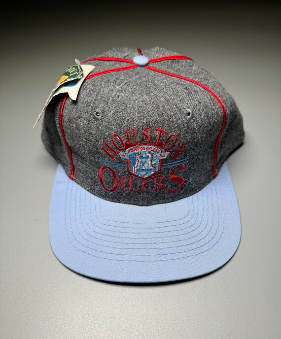 The Game Hat Houston Oilers Vintage Snapback Wool Cap 90s The Game Hat Houston Oilers Vintage Snapback Wool Cap 90s