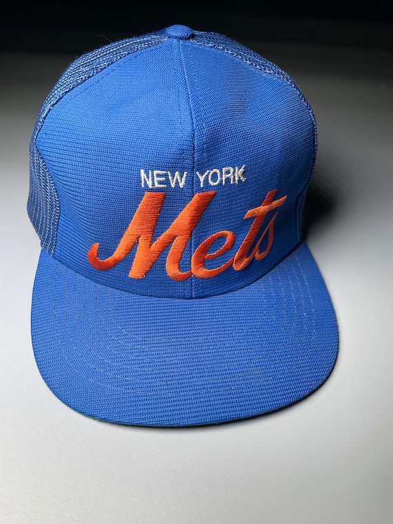 Buy Annco Vintage MLB Snapback New York Mets Spellout Mesh