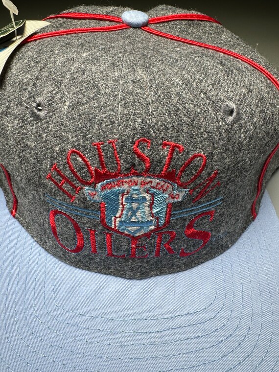 The Game Hat Houston Oilers Vintage Snapback Wool Cap 90s The Game Hat Houston Oilers Vintage Snapback Wool Cap 90s