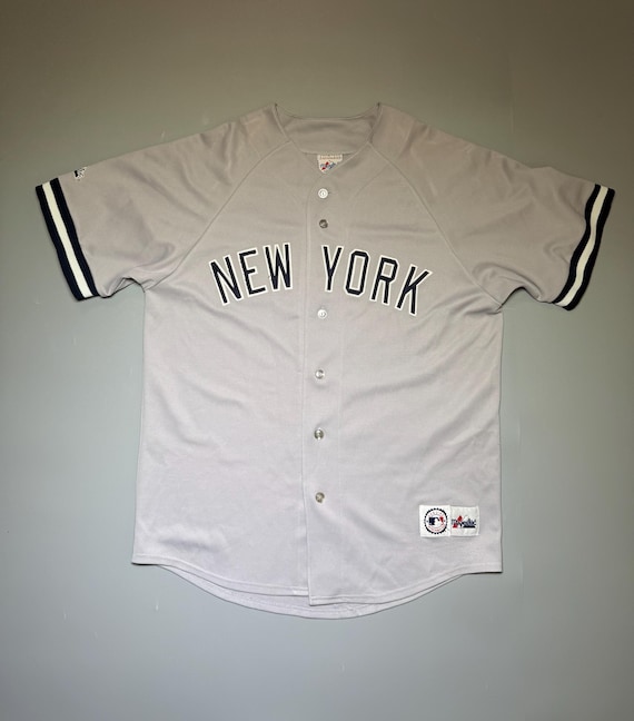 Majestic Road Jersey New York Yankees 90s Baseball Vintage Made in