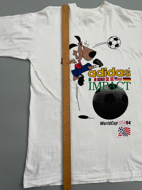 Adidas T-shirt World Cup 1994 USA Vintage Single Stitch