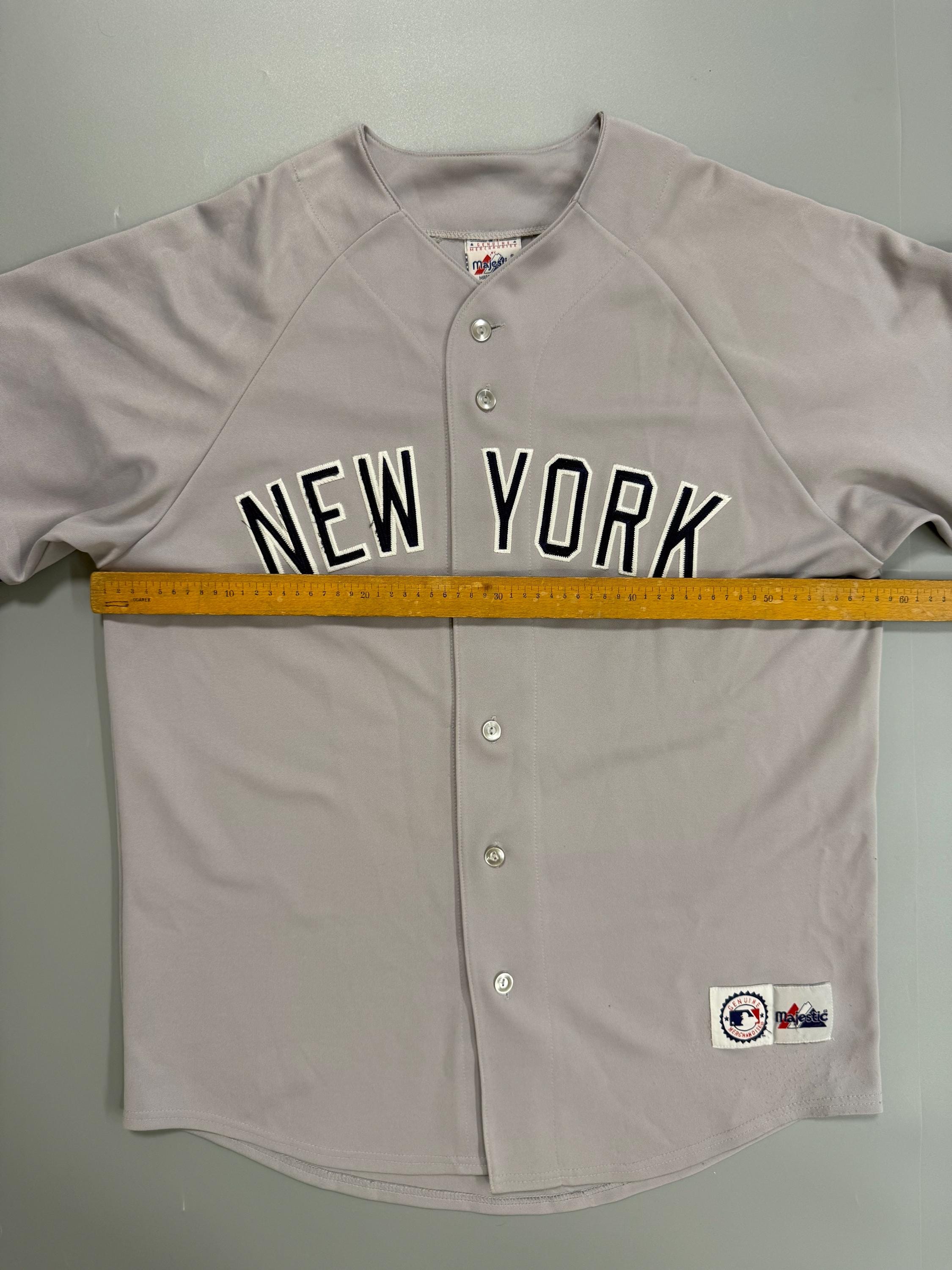 Majestic Road Jersey New York Yankees 90s Baseball Vintage Made in