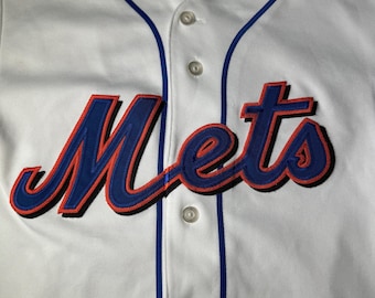 Veste Y2K Majestic New York Mets, Bleue, Taille XL, Baseball MLB