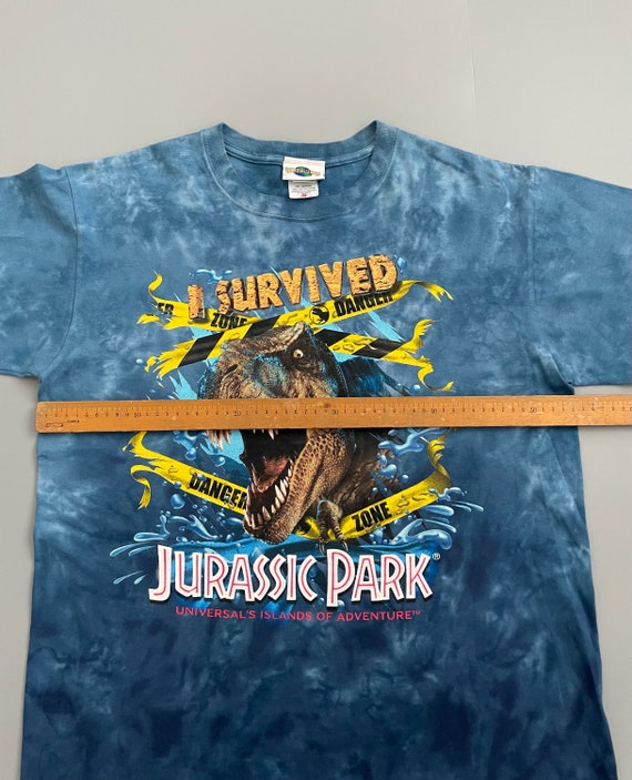 Universal Studios Vintage I Survived Jurassic Par… - image 9