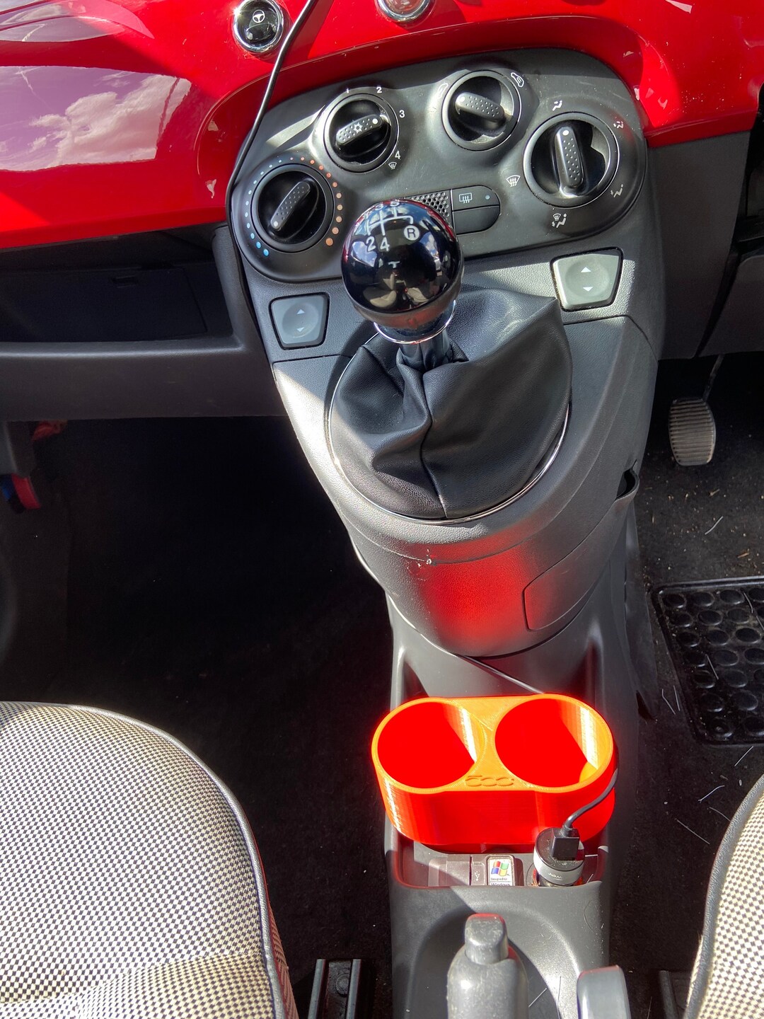 cigarette lighter fiat 500 Cup Holder for UK/EU Fiat 500 2007 - 2016