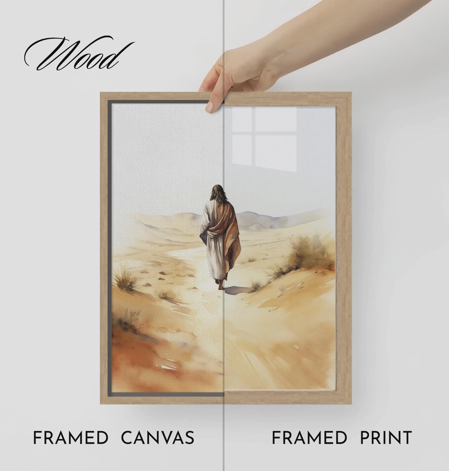 イエス・キリストのキャンバス絵画WRRグッドシェパードポスター画像