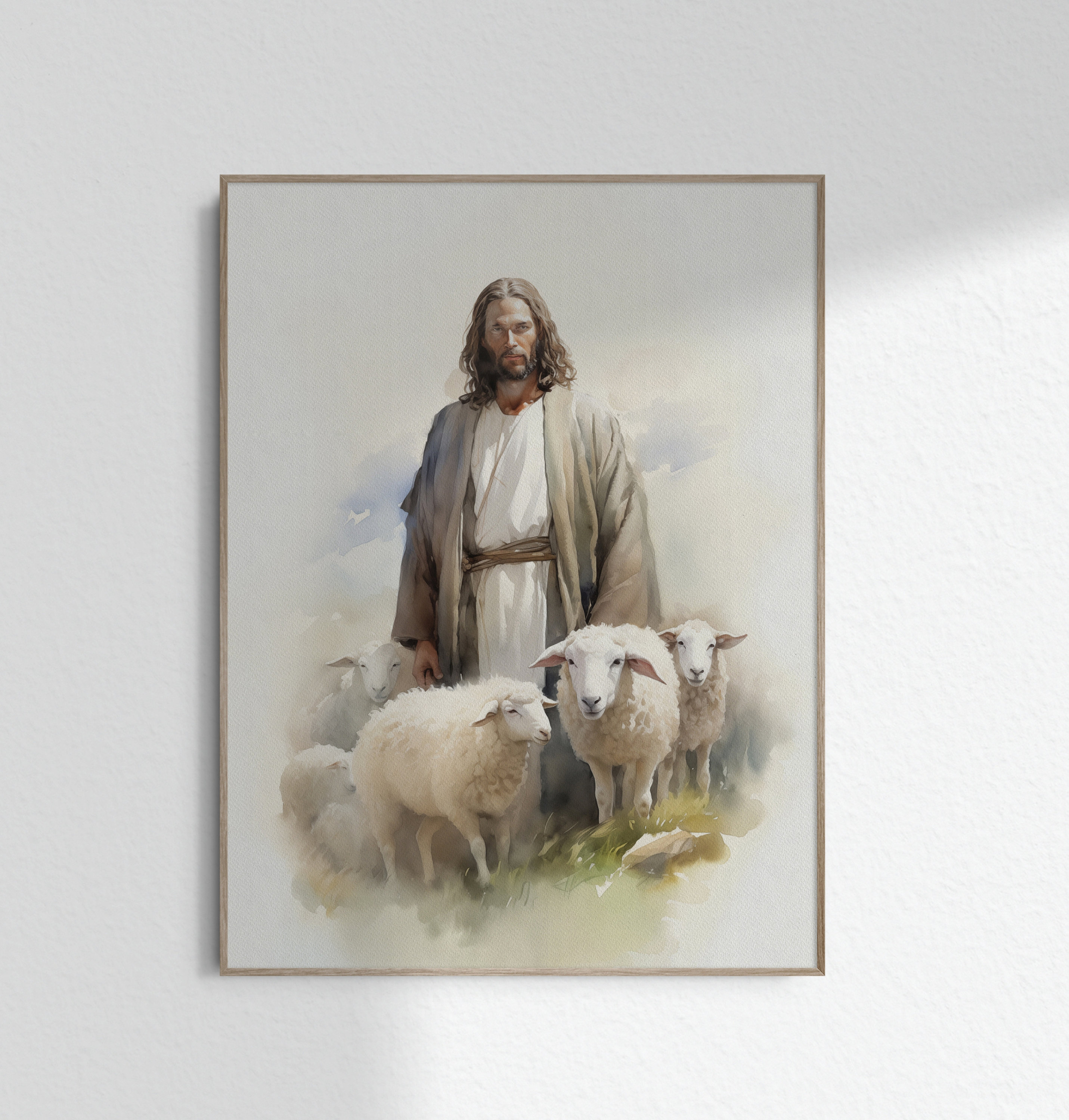 宗教画 複製画 額装 ムリーリョ 善き羊飼い 日めくり3分間名画の旅】47枚目 ムリーリョ「善き羊飼い」 - YouTube