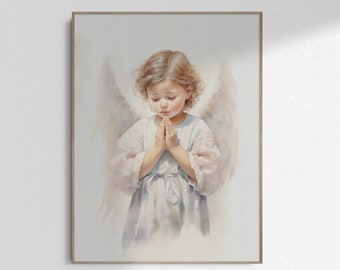 「祈り」水彩画 原画 額付き F0 天使の絵 Angel il_340x270.6102564536_g9v7.jpg