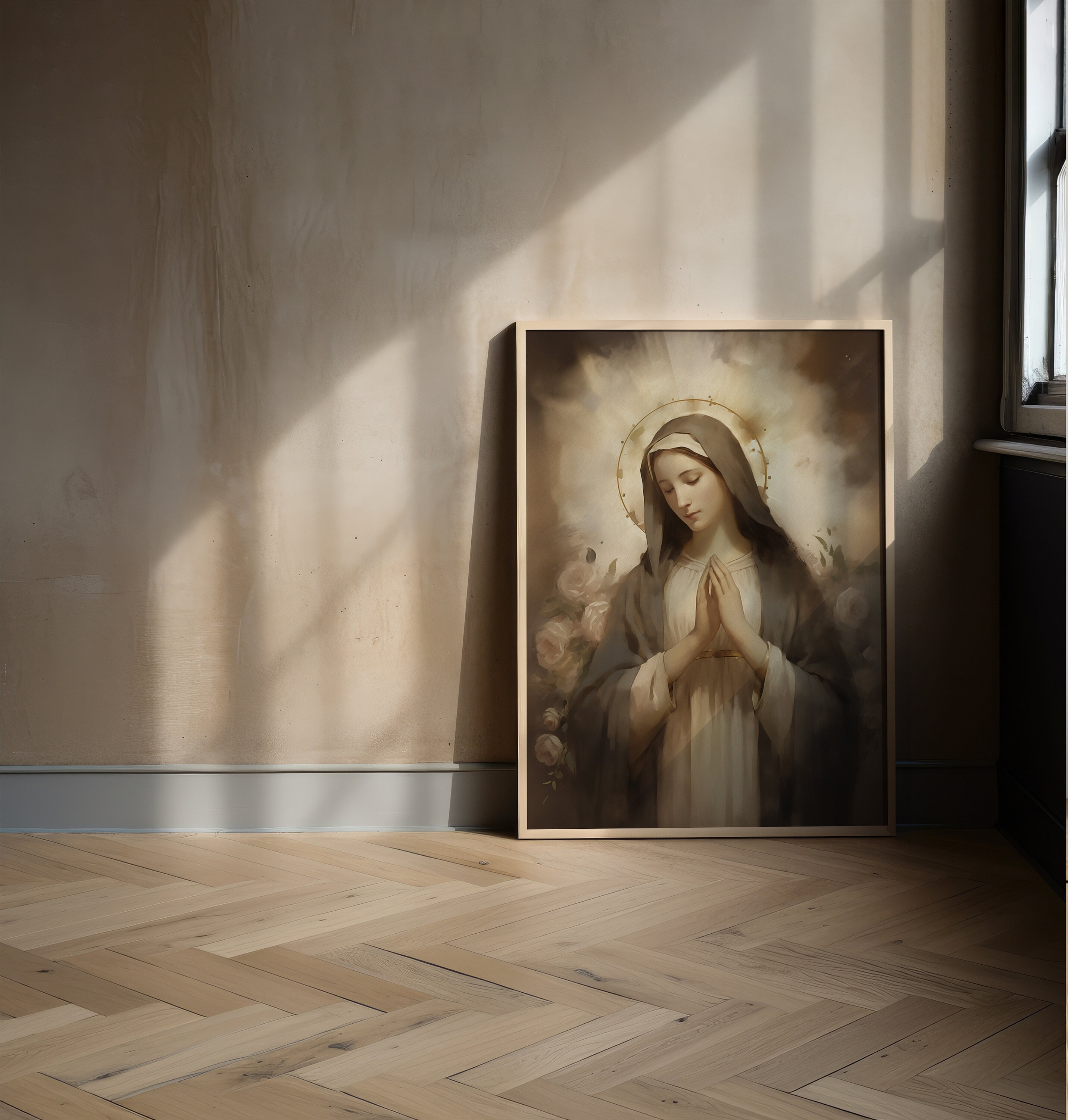 Saint Thérèse of Lisieux Wall Art Catholic Art Poster Gift for ...