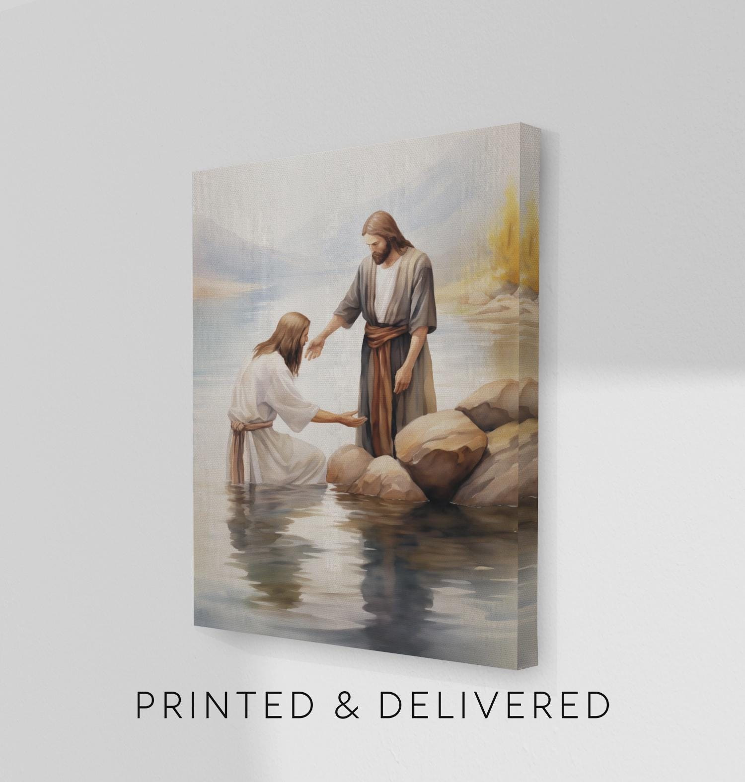 Jesus Baptism By John The Baptist