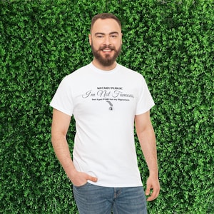 署名入りTシャツ、公証人生活、ローン署名代理人、公証人、公証人、公証人Tシャツ、公証人Tシャツ、公証人