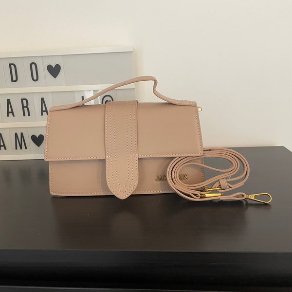 Sac bandoulière beige pour femme