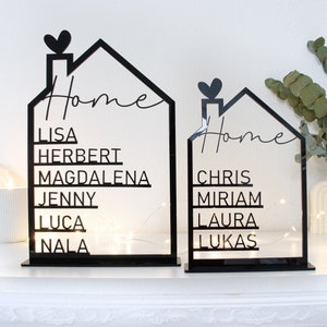 Mother's Day gift idea | Decoration house with name | Housewarming gift | Gift idea grandparents parents family birthday | Moving house wedding