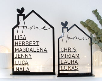 Mother's Day gift idea | Decoration house with name | Housewarming gift | Gift idea grandparents parents family birthday | Moving house wedding