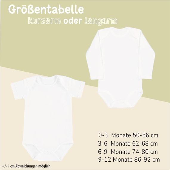 Huuraa Baby Body 'Security' - Bio Baumwolle Strampler Größe 62-80