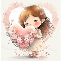 Cute Cartoon Little Boys and Girls Standing in a Row, Isolated ...