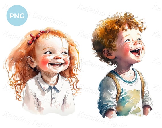 Pretzel Kids - Watercolor Painting