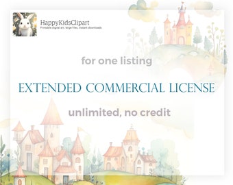Extended commercial license for one listing