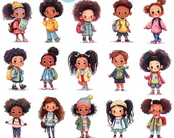 CURLYOOT Kids Backpack For Girls - Cartoon Print School Bag With Laptop Compartment (17.5 X 13.6 Inches) - View #5