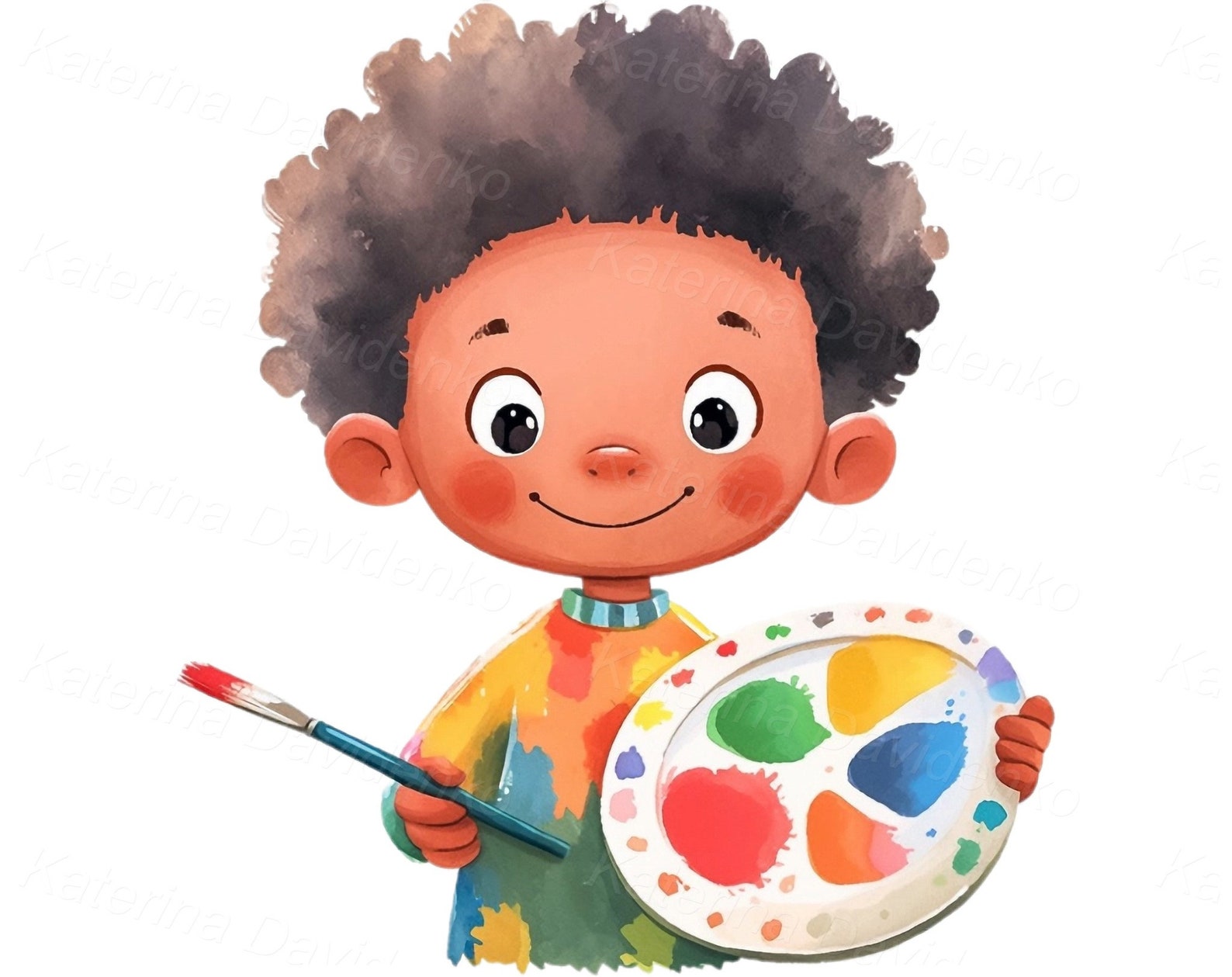 Cute School Kids PNG Clipart Set. Education Clipart. Isolated Children ...