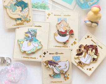 Genshin Duck Enamel Pin | Anemo boys