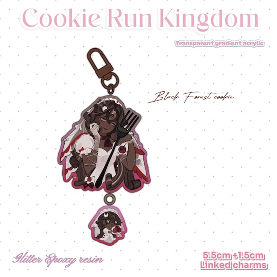 Unofficial Cookie Run Kingdom | Shadow Milk | Keychain - Etsy