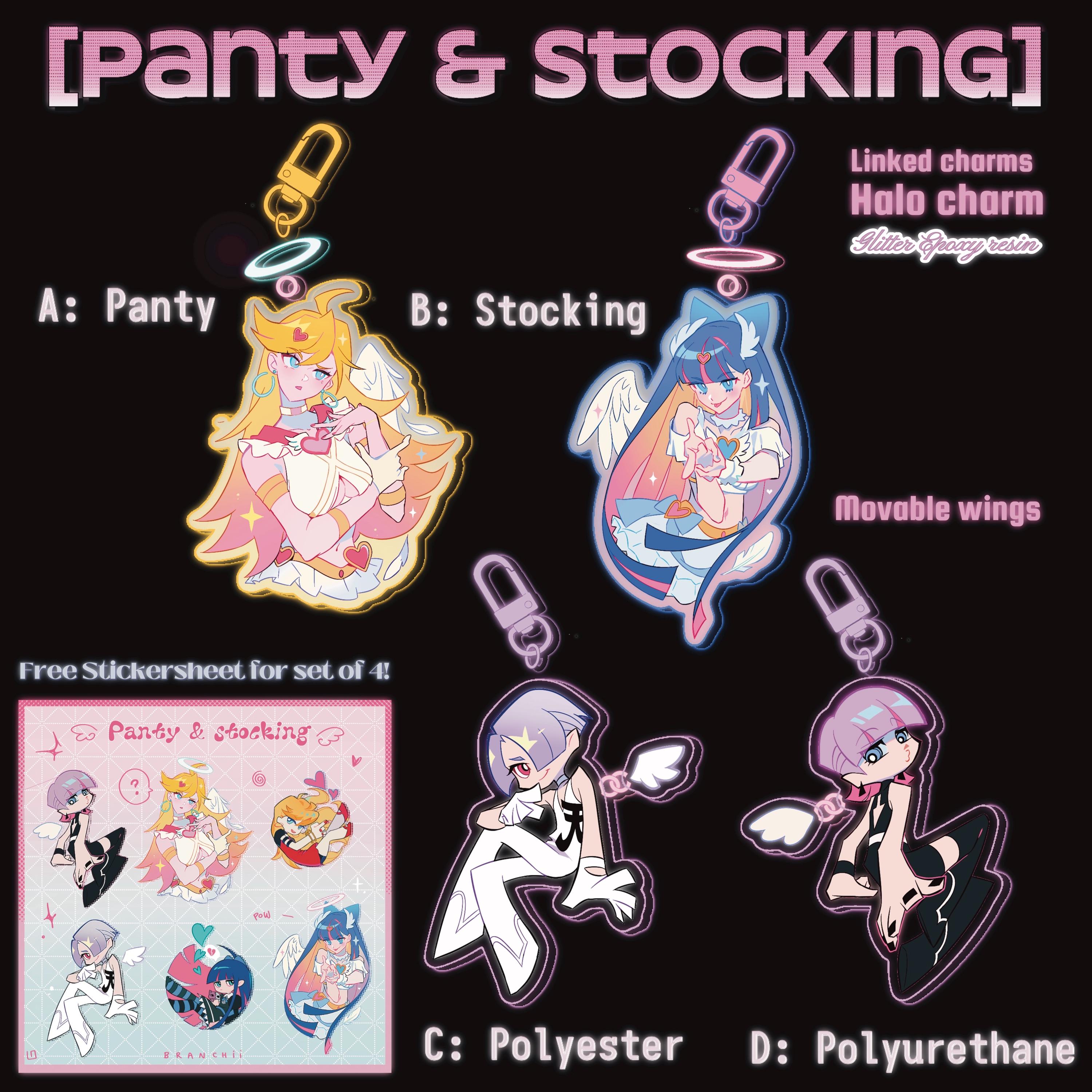 Panty and Stocking Card - Etsy