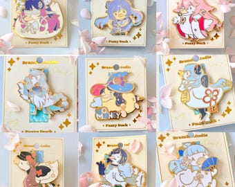 Genshin Duck Enamel Pin | Yea miko