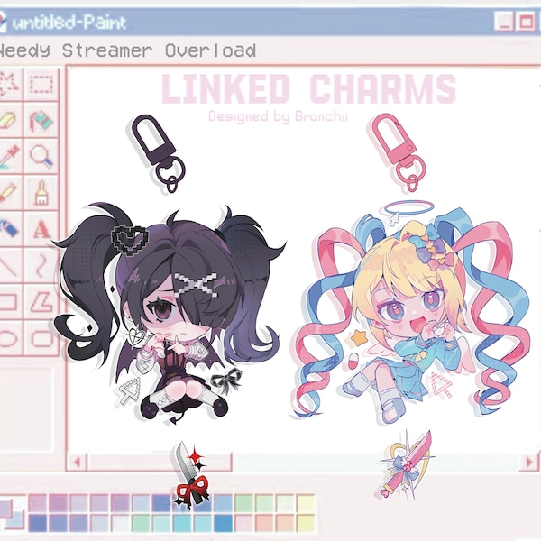 Unofficial Needy streamer overload | BIG linked charm | K-angel & Ame