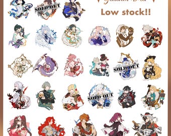 Genshin & Starrail Enamel Pins Collection | Iast chance ( won’t be restocked)