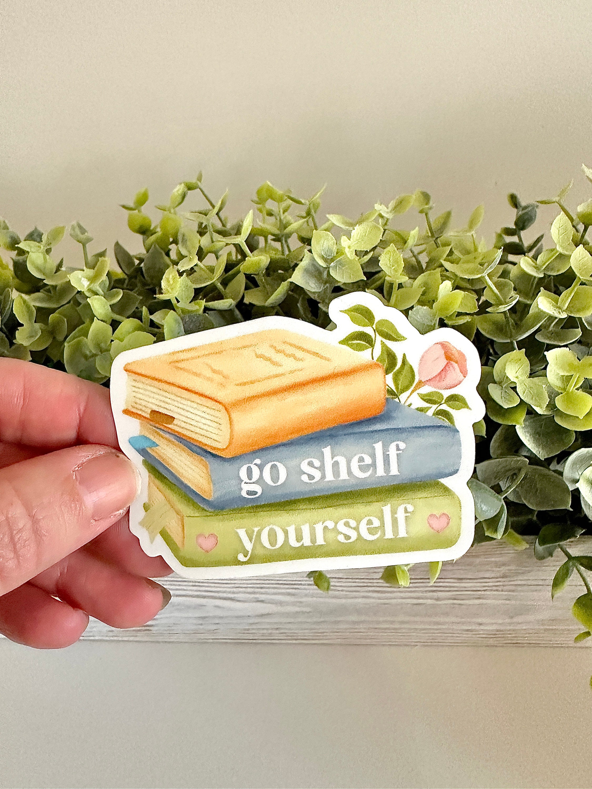 Book Sticker, Waterproof Vinyl Decal, Bookish Merch, Gift for Librarian ...
