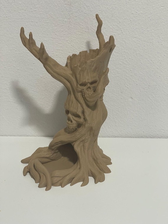 Dreadwood Dice Tower – 3D Printed Twisted Tree Dice Roller for DND and Tabletop RPGs