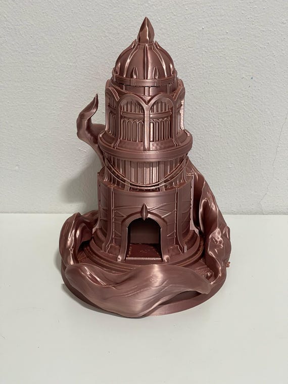 Elven Dice Tower – 3D Printed DND Dice Roller for Tabletop RPGs