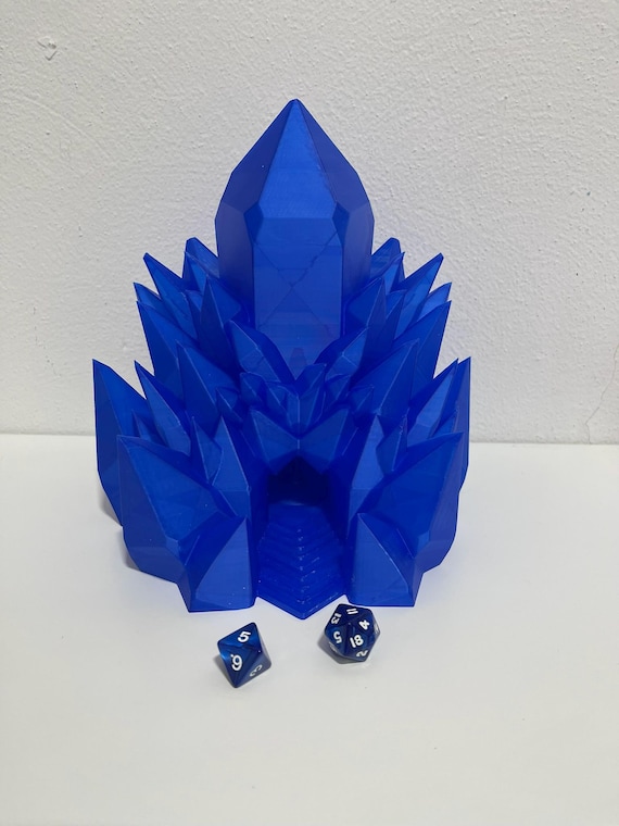 Crystal Dice Tower for DND – Ethereal Prism RPG Dice Roller