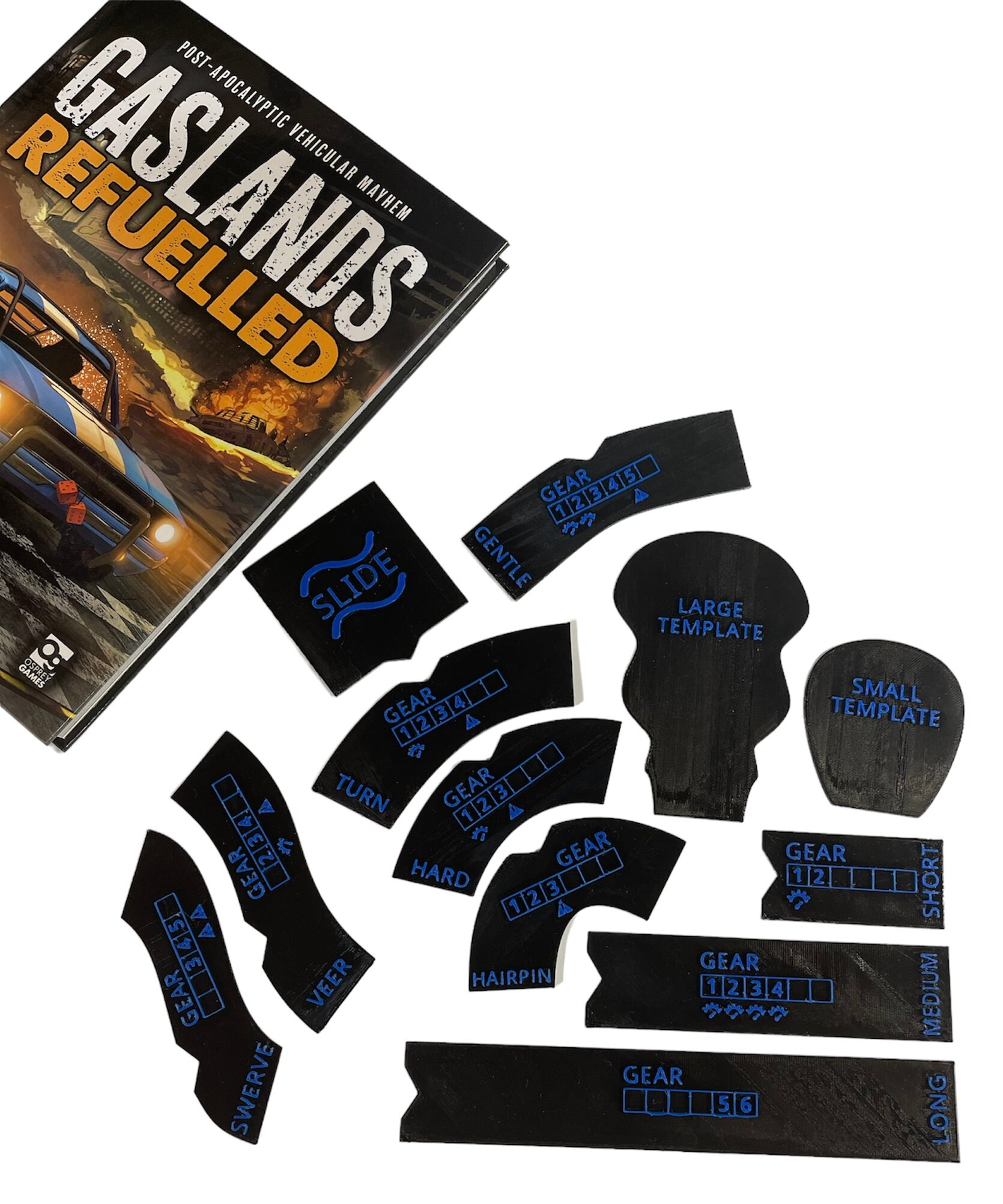 Single or Dual Color 3d Printed Gaslands Template Set - Etsy