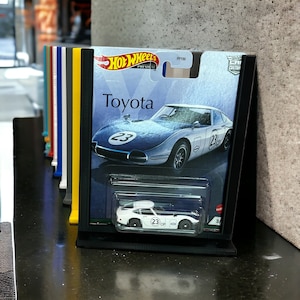 Lotto di 4 espositori Hot Wheels in cartoncino per carte della serie Premium, stampati in 3D, ottimo regalo per collezionisti.