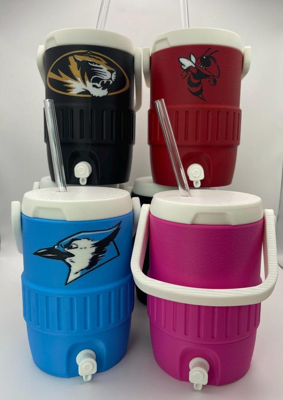 12oz Can Cooler Cup with Straw | 3D Printed Drink Sleeve | Custom Name or Logo