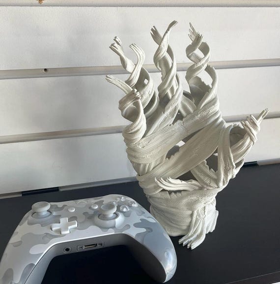 Mummy Hand Controller Stand Matte Finish Textured - XBox or Playstation