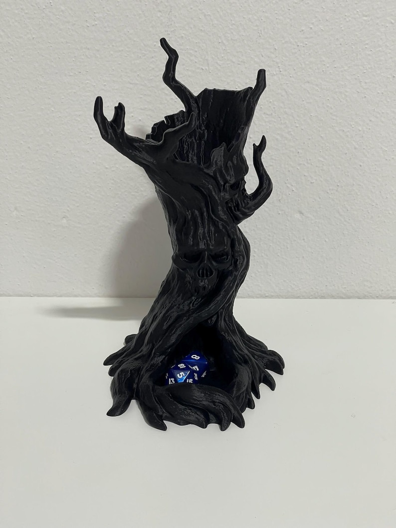 Dreadwood Dice Tower 3D Printed Twisted Tree Dice Roller for DND and
