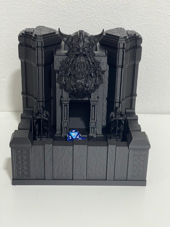 Dwarven Dice Tower – Unique DND Dice Roller – Gothic Fortress RPG Accessory DT13