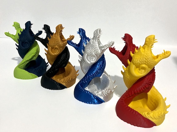 Dueling Dragon Dice Tower: 3D Printed Tabletop RPG Accessory