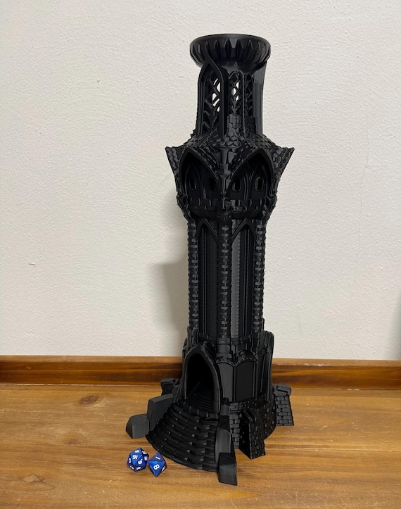 Fire In The Night Dice Tower for Dungeons and Dragons or other RPG