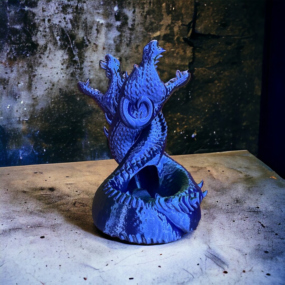 3D Printed Dragon Dice Tower Dungeons and Dragons Dice Roller Multiple ...