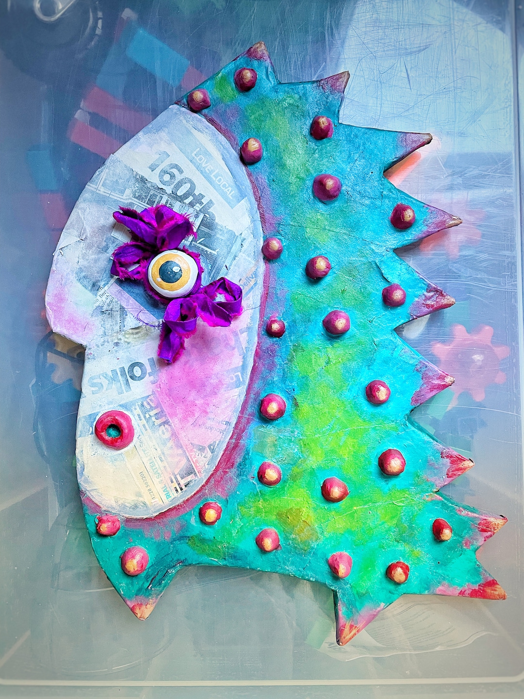 Papier Mache Fish Etsy