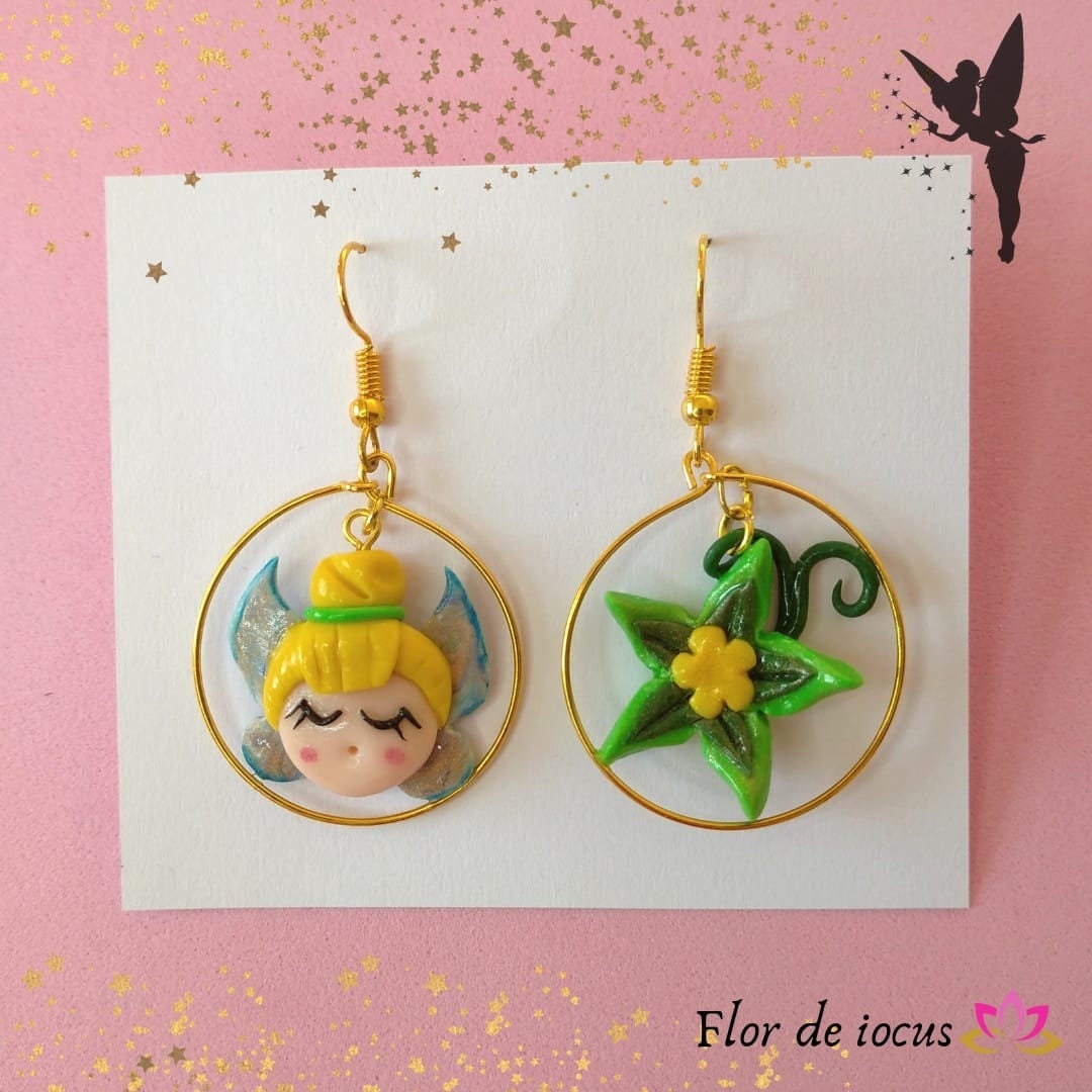 Tinkerbell Tinker Bell Earrings Etsy