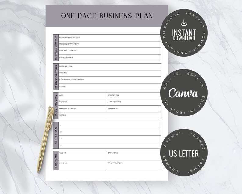 Business Plan Template Editable - Il 794xN.5067350793 P1b9 